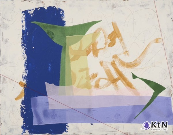 “행복해서 웃는 게 아니라 웃어서 행복한 것입니다”_Acrylic & Mixed Media On Canvas 92x117cm2025  사진=아트살롱드아씨 블로그 갈무리, K trendy NEWS DB ⓒ케이 트렌디뉴스 무단전재 및 수집, 재배포금지