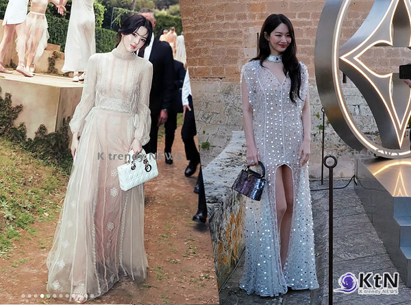 한소희·신민아, 로마 신화 속 튀어나온 여신 그 자체…디올과 루이 비통의 완벽한 뮤즈  사진=2025 05.29   @illusomina @xeesoxee K trendy NEWS DB ⓒ케이 트렌디뉴스 무단전재 및 수집, 재배포금지