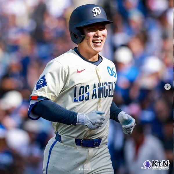 김혜성, MLB 125년 역사에 남았다… “4타수 4안타+홈런” 최초 기록 달성 사진=2025 06.02 dodgers 인스타그램 갈무리   K trendy NEWS DB ⓒ케이 트렌디뉴스 무단전재 및 수집, 재배포금지
