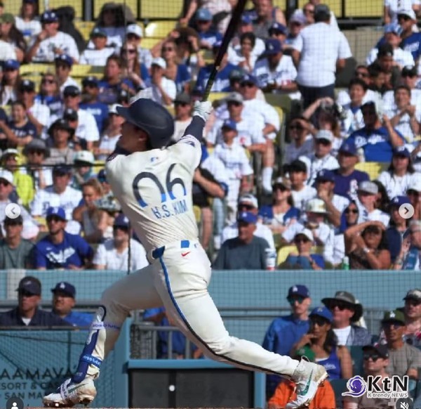 김혜성, MLB 125년 역사에 남았다… “4타수 4안타+홈런” 최초 기록 달성 사진=2025 06.02 dodgers 인스타그램 갈무리   K trendy NEWS DB ⓒ케이 트렌디뉴스 무단전재 및 수집, 재배포금지
