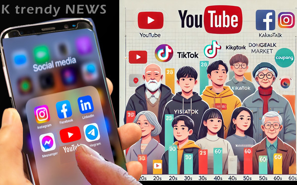 유튜브, 10대부터 60대까지 사용 시간 1위 앱…숏폼 콘텐츠 강세 사진=2024.09. 20 K trendy NEWS DB ⓒ케이 트렌디뉴스 무단전재 및 수집, 재배포금지