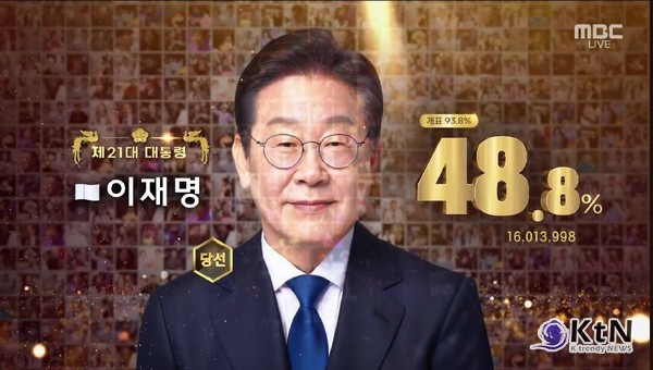 [속보] 이재명 후보 , 21대 대통령 당선 사진=2025 06.04 mbc K trendy NEWS DB ⓒ케이 트렌디뉴스 무단전재 및 수집, 재배포금지