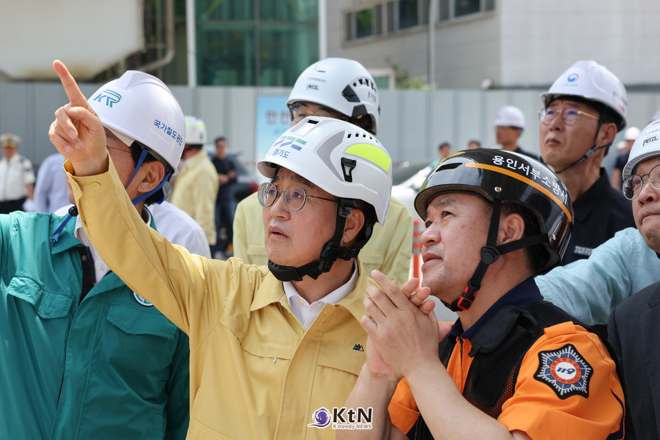 “도민 생명 최우선”…김동연 지사, 천공기 전도 사고 현장서 ‘신속·정밀 점검’ 지시/사진=경기도, K trendy NEWS DB ⓒ케이 트렌디뉴스 무단전재 및 수집, 재배포금지