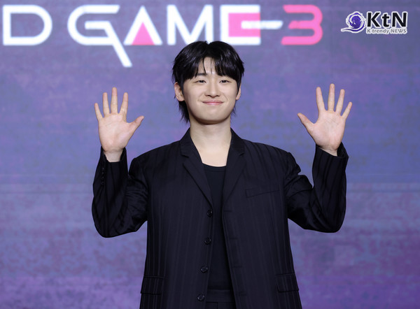 [KtN 현장] 이다윗 “‘오징어 게임3’ 민수, 더 이상은 버틸 수 없다… 이번 시즌 더 처절해진다”  사진=2025 06.09 넷플릭스 대표 시리즈 ‘오징어 게임’ 시즌3의 제작발표회가 6월 9일 오전 서울 용산구 서울드래곤시티에서 열렸다. K trendy NEWS DB ⓒ케이 트렌디뉴스 무단전재 및 수집, 재배포금지