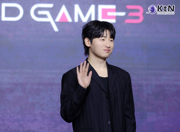[KtN 현장] 이다윗 “‘오징어 게임3’ 민수, 더 이상은 버틸 수 없다… 이번 시즌 더 처절해진다”  사진=2025 06.09 넷플릭스 대표 시리즈 ‘오징어 게임’ 시즌3의 제작발표회가 6월 9일 오전 서울 용산구 서울드래곤시티에서 열렸다. K trendy NEWS DB ⓒ케이 트렌디뉴스 무단전재 및 수집, 재배포금지