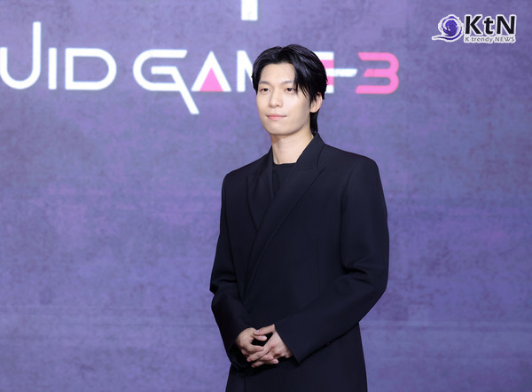 [KtN 현장] '오징어게임3' 위하준 “‘오징어 게임’ 5년간 함께한 작품… 오래오래 기억되길”  사진=2025 06.09  넷플릭스 오리지널 시리즈 ‘오징어 게임’ 시즌3의 제작발표회가 6월 9일 오전 서울 용산구 서울드래곤시티에서 진행됐다  K trendy NEWS DB ⓒ케이 트렌디뉴스 무단전재 및 수집, 재배포금지