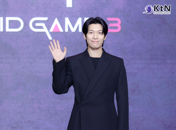 [KtN 현장] '오징어게임3' 위하준 “‘오징어 게임’ 5년간 함께한 작품… 오래오래 기억되길”  사진=2025 06.09  넷플릭스 오리지널 시리즈 ‘오징어 게임’ 시즌3의 제작발표회가 6월 9일 오전 서울 용산구 서울드래곤시티에서 진행됐다  K trendy NEWS DB ⓒ케이 트렌디뉴스 무단전재 및 수집, 재배포금지
