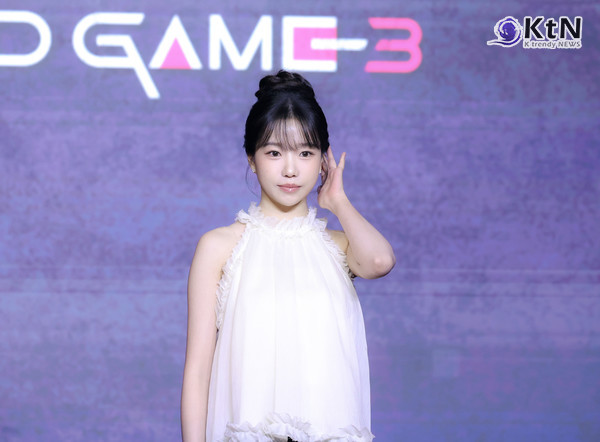 [KtN 현장] 조유리 “‘오징어 게임3’, 임신한 참가자 준희… 강인한 정신력으로 버틴다  사진=2025 06.09 사진= 김동희 기자 (  넷플릭스 시리즈 ‘오징어 게임’ 시즌3의 제작발표회가 6월 9일 오전 서울 용산구 서울드래곤시티에서 개최)  K trendy NEWS DB ⓒ케이 트렌디뉴스 무단전재 및 수집, 재배포금지