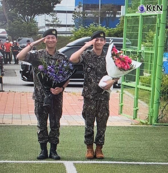 “기다려준 아미, 멋진 무대로 보답할 것” BTS 뷔, RM과 전역 첫날 밝힌 진심 [영상] 사진=2025 06.10  BTS RM 뷔 전역 연합뉴스 영상  갈무리 K trendy NEWS DB ⓒ케이 트렌디뉴스 무단전재 및 수집, 재배포금지