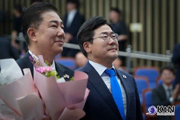 “6개월 안에 내란세력 척결”… 김병기, 이재명 정부 첫 여당 원내대표 당선 사진=2025 06.12 더불어민주당  영상 갈무리 K trendy NEWS DB ⓒ케이 트렌디뉴스 무단전재 및 수집, 재배포금지