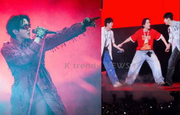 “보여드릴 게 많다” 제이홉 콘서트에 완전체 BTS 총출동 사진=2025 06.13 빅히트 뮤직 / 아이즈 매거진 갈무리  편집 K trendy NEWS DB ⓒ케이 트렌디뉴스 무단전재 및 수집, 재배포금지