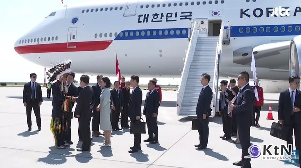 트럼프, G7 일정 중단하고 조기 귀국…한미정상회담 무산  사진=2025 06.17 (이재명 대통령)  JTBC 영상 갈무리  K trendy NEWS DB ⓒ케이 트렌디뉴스 무단전재 및 수집, 재배포금지