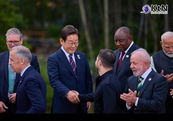 [K-Diplomacy Insight①] 외교는 전략의 시작점으로 이동했다 – G7 연쇄회담, 산업기반 국가전략  사진=2025 06.18  k tv 유튜브 커뮤니케이션 (이재명 대통령이 캐나다에서 열린 주요 7개국(G7) 정상회의 참석을 계기로 일본, 캐나다, 멕시코, 인도 정상들과 ) K trendy NEWS DB ⓒ케이 트렌디뉴스 무단전재 및 수집, 재배포금지