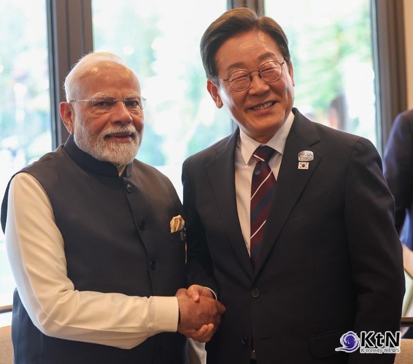 이재명 대통령. 사진=Narendra Modi X갈무리, K trendy NEWS DB ⓒ케이 트렌디뉴스 무단전재 및 수집, 재배포금지