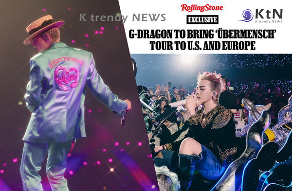 [엔터 NOW] 'K팝 킹의 귀환' 지드래곤, 8년 만 美·유럽 투어...롤링스톤·빌보드 집중조명  사진=2025 06.18 갤럭시코퍼레이션, 롤링스톤, 빌보드  K trendy NEWS DB ⓒ케이 트렌디뉴스 무단전재 및 수집, 재배포금지