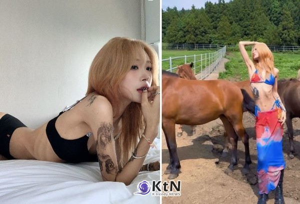 "말라도 너무 뼈말라"...‘170㎝·41㎏’ 최준희, 갈비뼈 드러낸 속옷 화보에 팬들 우려도  사진=2025 06.19 K trendy NEWS DB ⓒ케이 트렌디뉴스 무단전재 및 수집, 재배포금지