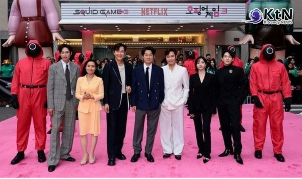 [K-콘텐츠 NOW] ‘오징어 게임3’ 글로벌 박수 세례 속 뉴욕서 베일 벗었다 사진=2025 06.19 넷플릭스  K trendy NEWS DB ⓒ케이 트렌디뉴스 무단전재 및 수집, 재배포금지