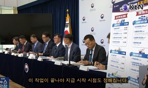 [K경제 NOW] 전 국민 52만 원 소비쿠폰 지급…이재명 정부, 지역화폐로 민생 회복 시동  사진=2025 06.21  KBS 영상   갈무리 K trendy NEWS DB ⓒ케이 트렌디뉴스 무단전재 및 수집, 재배포금지