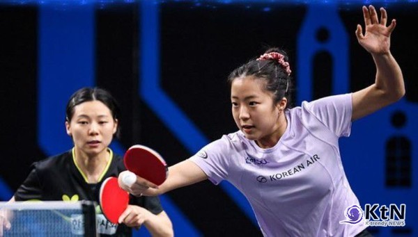 신유빈, WTT 여자복식 준우승…혼복 결승서 금메달 노린다  사진=2025 06.21  WTT K trendy NEWS DB ⓒ케이 트렌디뉴스 무단전재 및 수집, 재배포금지