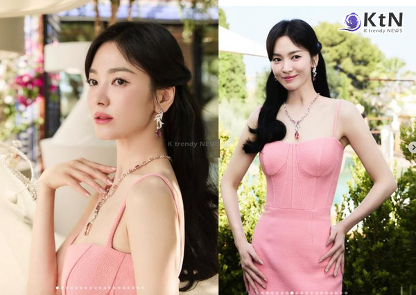 송혜교, 스페인에서도 레전드…핑크 드레스보다 더 빛난 여신 미모 사진=2025 07.03 송혜교 인스타그램 갈무리  K trendy NEWS DB ⓒ케이 트렌디뉴스 무단전재 및 수집, 재배포금지