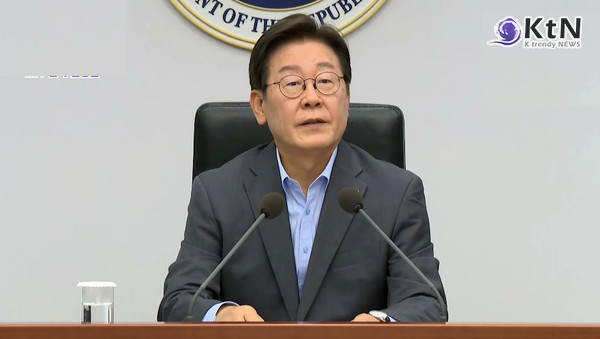 이재명 대통령 "폭염 피해 막아라"… 전 부처에 총력전 지시  사진=2025 07.10 KTV  영상 갈무리 K trendy NEWS DB ⓒ케이 트렌디뉴스 무단전재 및 수집, 재배포금지