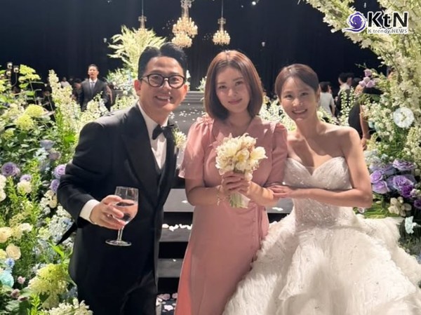 "6개월 안에 시집 못 가면 평생 못 간다는데" 김준호♥김지민 결혼식 부케 받은 한윤서 어쩌나!  사진=2025 07.14 한윤서 인스타그램 갈무리  K trendy NEWS DB ⓒ케이 트렌디뉴스 무단전재 및 수집, 재배포금지