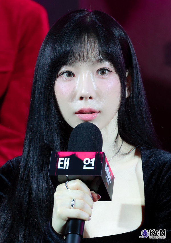 “소시 태연 아니다”…장수 사과축제 해프닝에 SM ‘일축’  사진=2025 07.15 넷플릭스 예능 '좀비버스: 뉴 블러드'의 제작발표회에 참석했다. K trendy NEWS DB ⓒ케이 트렌디뉴스 무단전재 및 수집, 재배포금지