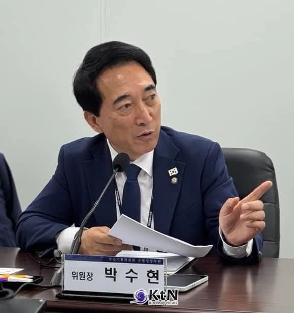 박수현 의원은 이미 2024년 예결위에서 공주·부여·청양의 홍수 피해 사례를 바탕으로 ‘배수개선’ 사업 확대를 강력히 요구했고, 총 1,668억 원 규모의 9개 지구 사업을 전액 국비로 관철시켰다./사진=박수현 국회의원 Facebook, K trendy NEWS DB ⓒ케이 트렌디뉴스 무단전재 및 수집, 재배포금지