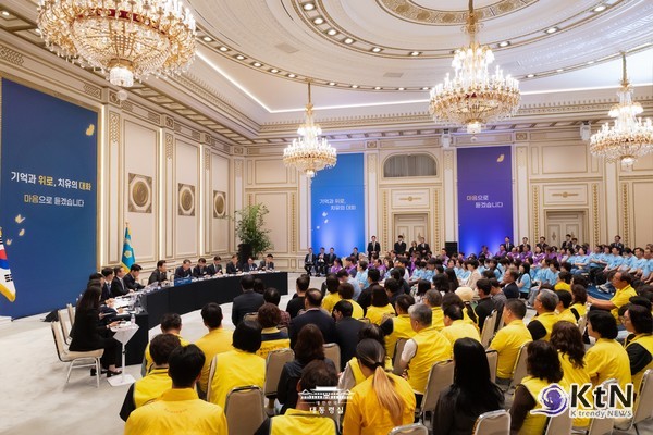 국가적 참사 유가족 경청행사. 사진=대한민국 대통령실 X 갈무리, K trendy NEWS DB ⓒ케이 트렌디뉴스 무단전재 및 수집, 재배포금지