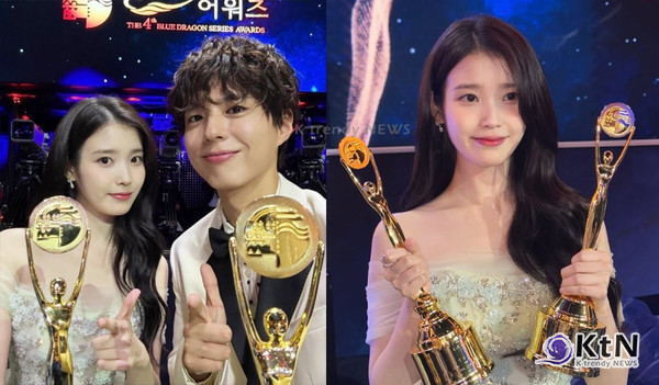 “급장이야! 장원이야!”...아이유·박보검, 다시 만난 애순♥관식 트로피 투샷  사진=2025 07.19 아이유 인스타그램 갈무리  K trendy NEWS DB ⓒ케이 트렌디뉴스 무단전재 및 수집, 재배포금지