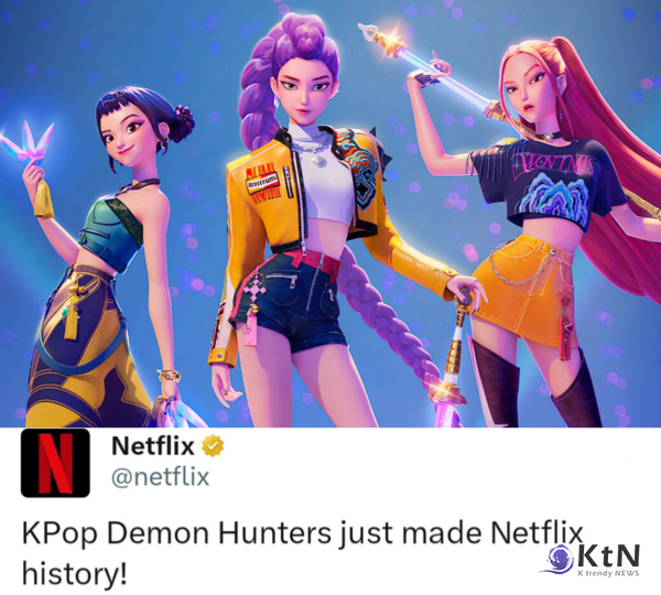 케데헌, 넷플릭스 역사 새로 썼다… “5주 차 최고 시청률, 빌보드까지 정복” 사진=2025 07.23  넷플릭스 K trendy NEWS DB ⓒ케이 트렌디뉴스 무단전재 및 수집, 재배포금지