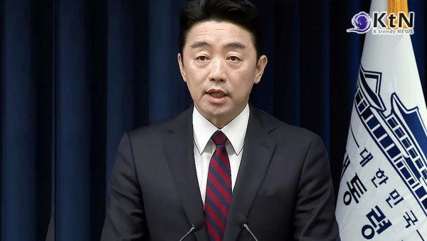 대통령실 "前정부 과도한 정책감사 악순환 단절 ...직권남용죄 수사도 신중히”    사진=2025 07.24  ktv 갈무리  강훈식 대통령실 비서실장 K trendy NEWS DB ⓒ케이 트렌디뉴스 무단전재 및 수집, 재배포금지