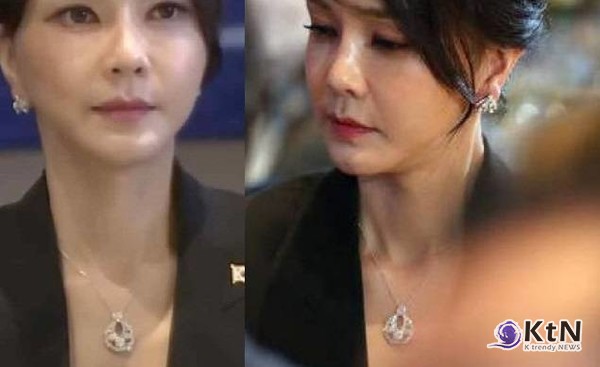 "모조품 잃어버렸다"더니 6000만 원 목걸이 실물 확보… 김건희 여사 오빠 특검 소환  사진=2025 07.28 사진출처 = 김의겸 더불어민주당 의원 페이스북 K trendy NEWS DB ⓒ케이 트렌디뉴스 무단전재 및 수집, 재배포금지
