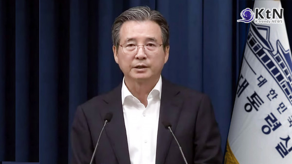 '한미 관세협상' 대통령실 "車 관세 15%로 협의‥농축산물 추가개방 없다" 사진=2025 07.31 김용범 대통령실 정책실장 K trendy NEWS DB ⓒ케이 트렌디뉴스 무단전재 및 수집, 재배포금지