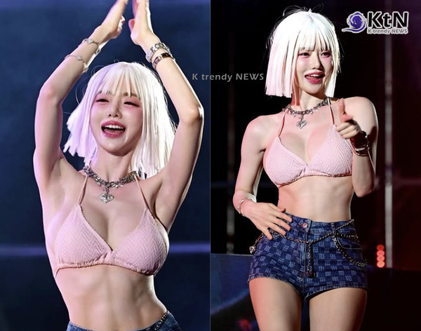 DJ소다 “울다가도 웃지요!”…탈색 사고 후에도 비키니 입고 무대 복귀  사진=2025 07.31 DJ 소다 SNS K trendy NEWS DB ⓒ케이 트렌디뉴스 무단전재 및 수집, 재배포금지