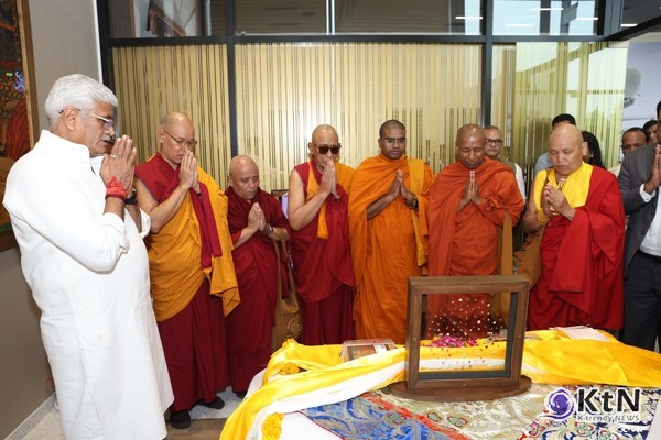 Sacred Buddha Jewels Pulled From Sotheby's Sale Return to India. 사진=Narendra Modi X갈무리, K trendy NEWS DB ⓒ케이 트렌디뉴스 무단전재 및 수집, 재배포금지