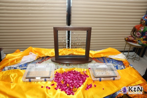 Sacred Buddha Jewels Pulled From Sotheby's Sale Return to India. 사진=Narendra Modi X갈무리, K trendy NEWS DB ⓒ케이 트렌디뉴스 무단전재 및 수집, 재배포금지