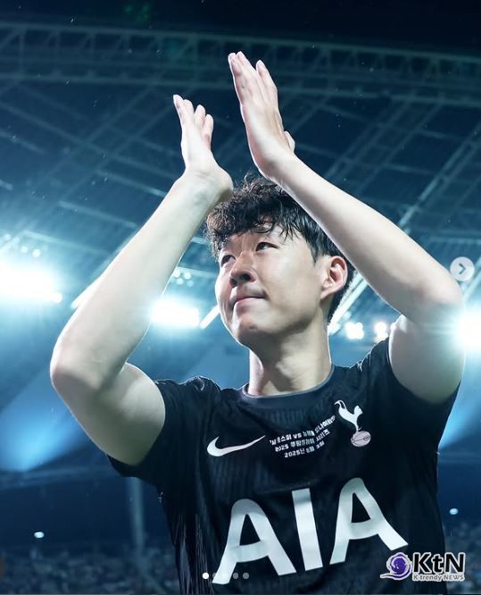 손흥민, 작별 인사 팬감동...토트넘과 10년 동행 서울에서 마침표 [숏츠]  사진=2025 08.04 spursofficial  K trendy NEWS DB ⓒ케이 트렌디뉴스 무단전재 및 수집, 재배포금지