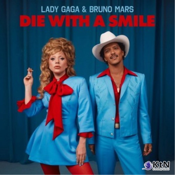 Die With A SmileLady Gaga & Bruno Mars. 사진=Billboard 갈무리, K trendy NEWS DB ⓒ케이 트렌디뉴스 무단전재 및 수집, 재배포금지