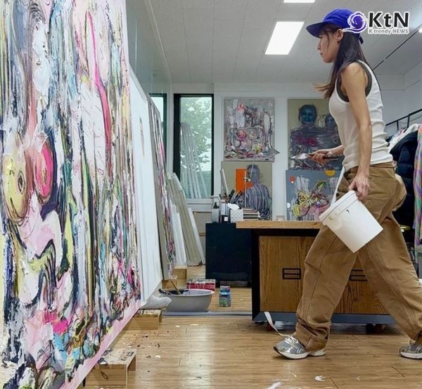 배우에서 화가로…하지원 중심 ‘아트테이너’ 붐, 예술계 새 흐름  사진=2025 08.14 하지원 인스타그램 갈무리  K trendy NEWS DB ⓒ케이 트렌디뉴스 무단전재 및 수집, 재배포금지