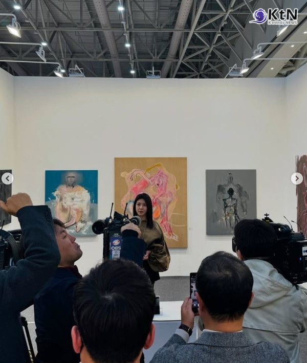 '인천아트쇼' 대성황 속 하지원, 신작 9점 완판…“1점당 2000만원” 사진=2024 11.26 hajiwon1023  인스타그램 갈무리   K trendy NEWS DB ⓒ케이 트렌디뉴스 무단전재 및 수집, 재배포금지