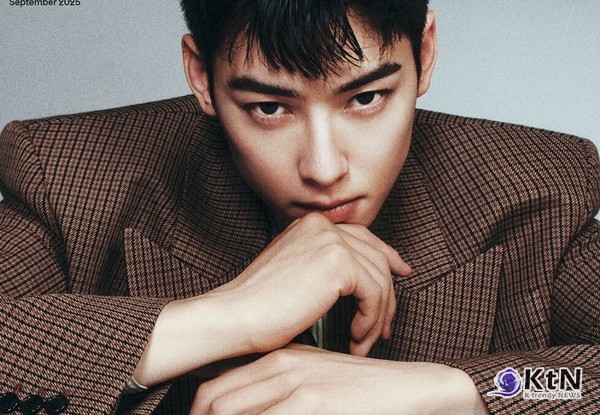 '얼굴 천재' 차은우, 입대 전 마지막 화보…짧은 머리로 남긴 청춘의 기록  사진=2025 08.21  판타지오 K trendy NEWS DB ⓒ케이 트렌디뉴스 무단전재 및 수집, 재배포금지