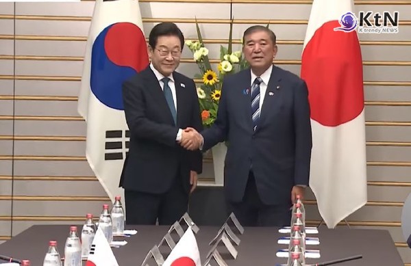 셔틀외교 재개…이재명·이시바 韓日 정상회담 “수소·AI·청년 교류 전방위 협력”   사진=2025 08.23 mbc 영상 갈무리  K trendy NEWS DB ⓒ케이 트렌디뉴스 무단전재 및 수집, 재배포금지