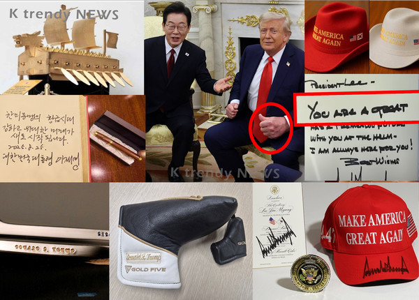 “당신은 위대한 지도자” 트럼프, 이재명 대통령의 맞춤형 기프트 룸에 마음 열어
