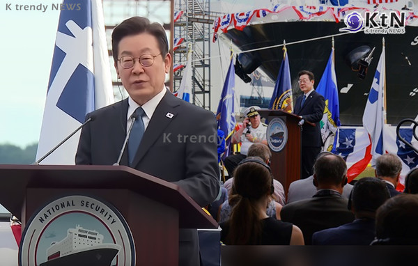 "마스가의 기적 빚어냅시다" 이재명 대통령, 필리조선소에서 강조한 미래  사진=2025 08.27  K trendy NEWS DB ⓒ케이 트렌디뉴스 무단전재 및 수집, 재배포금지