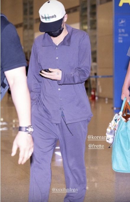 일등석 잠옷이 런웨이 패션으로… GD 효과  사진=2025 08.28 지드래곤, 대한항공  인스타그램 갈무리 K trendy NEWS DB ⓒ케이 트렌디뉴스 무단전재 및 수집, 재배포금지