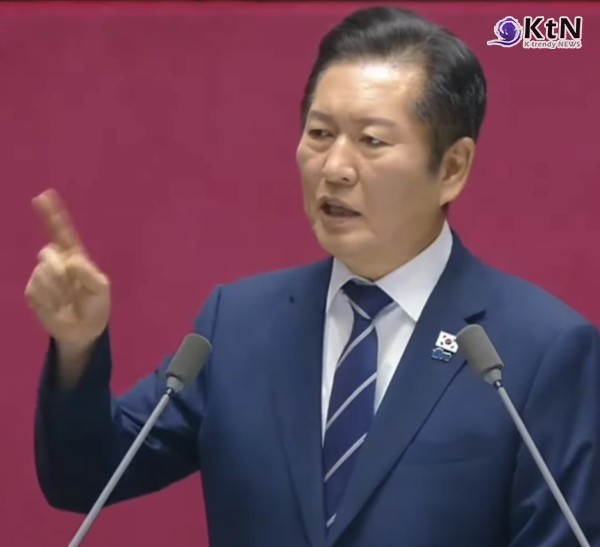 정청래 국민의힘, 내란 단절 못하면 해산···檢·사법·언론 3대 개혁 선언  사진=2025 09.09 국회  더불어민주당 정청래 대표 교섭단체 대표연설  K trendy NEWS DB ⓒ케이 트렌디뉴스 무단전재 및 수집, 재배포금지