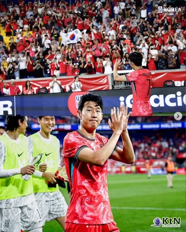 손흥민, 차범근·홍명보 넘는다···A매치 최다 출전 1위 눈앞 사진=2025 09.09 대한축구협회 / 편집 K trendy NEWS DB ⓒ케이 트렌디뉴스 무단전재 및 수집, 재배포금지