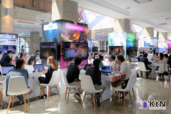 수출상담회 현장. 사진=한국콘텐츠진흥원, K trendy NEWS DB ⓒ케이 트렌디뉴스 무단전재 및 수집, 재배포금지