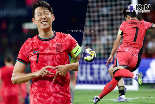 손흥민 대포알 발리슛+오현규 원더골, 홍명보호, 멕시코전 2-2 무승부  사진=2025 09.10 엑스 갈무리/ 대한 축구협회  K trendy NEWS DB ⓒ케이 트렌디뉴스 무단전재 및 수집, 재배포금지